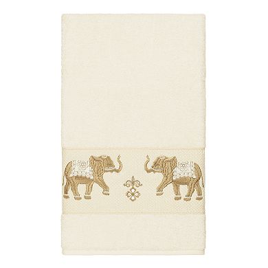 Linum Home Textiles 3-piece Turkish Cotton Quinn Embellished Towel Set