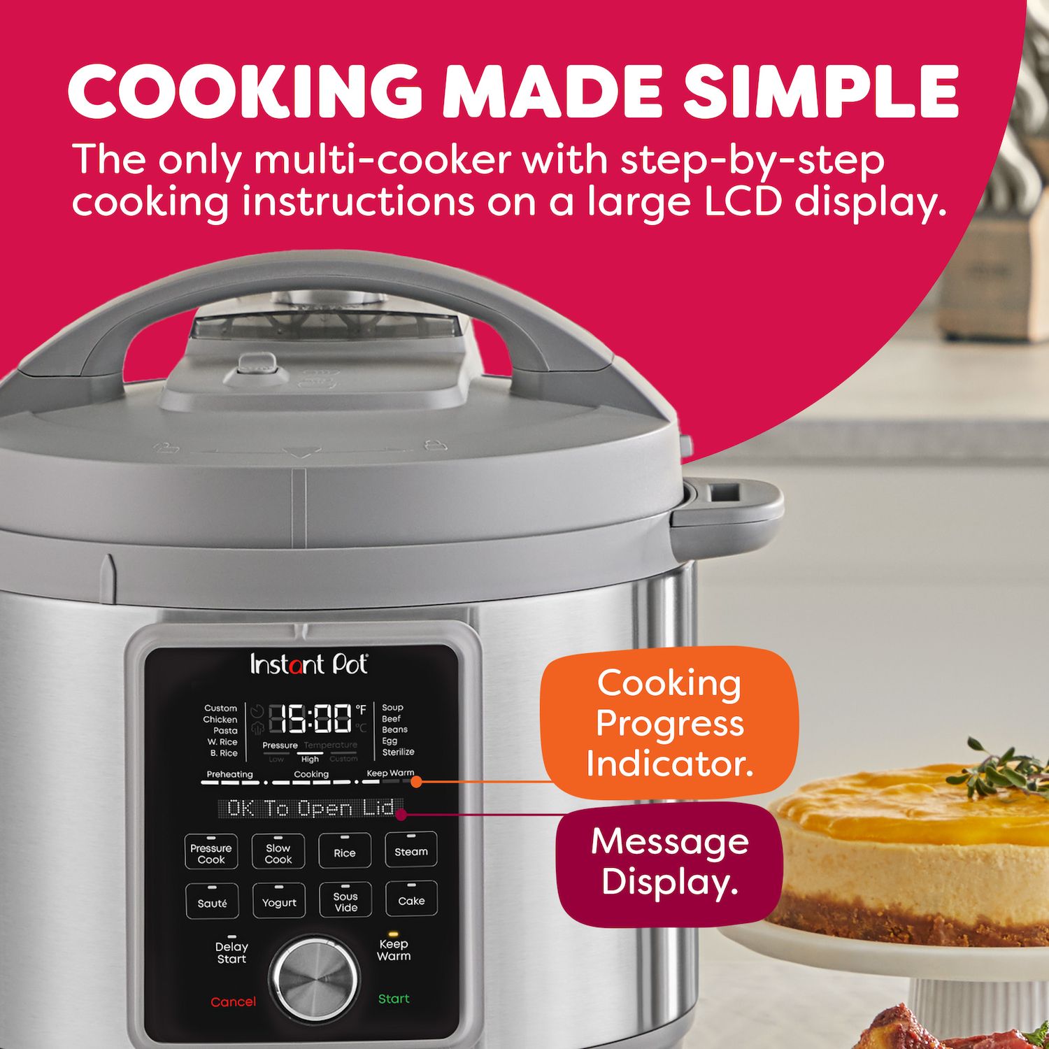 Duo Plus 8-Quart Multi-Use Pressure Cooker V4 - Thumbnail 3