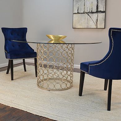 Carolina Living Julia Tufted Dining Chair 2-piece Set