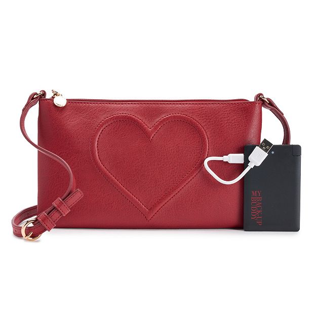 LC Lauren Conrad Crossbody Bag with USB Charger
