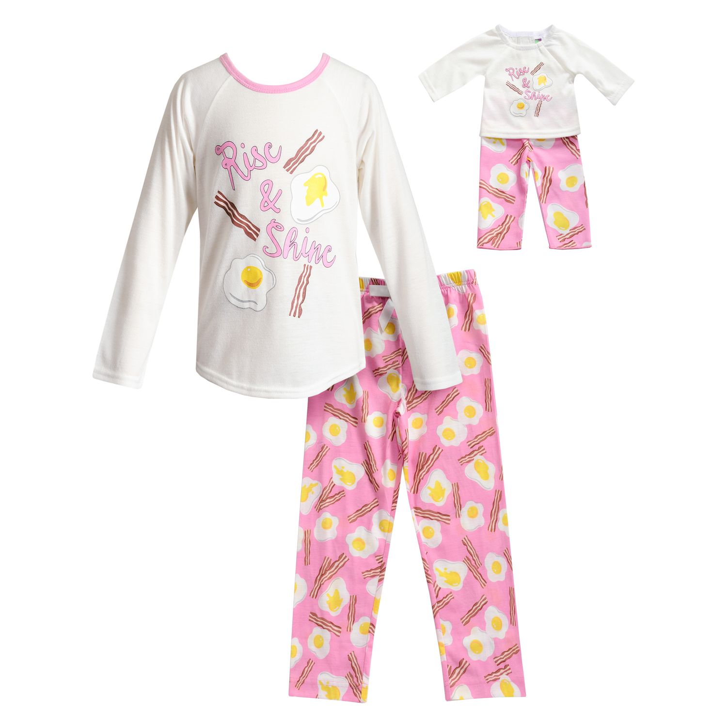 kohls girl and doll pajamas