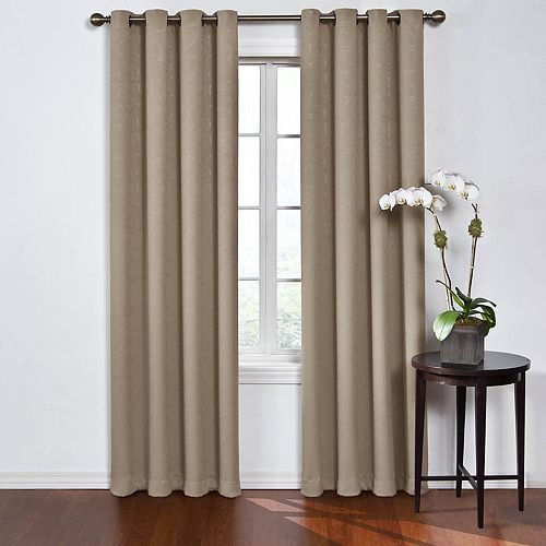 Eclipse Round Round Blackout 2 Pack Window Curtains