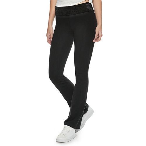 navy blue bootcut yoga pants