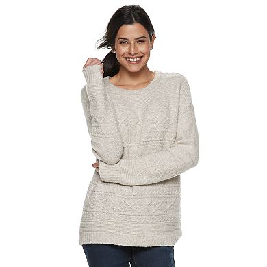 Women's Sonoma Goods For Life® Supersoft Textured Crewneck Sweater