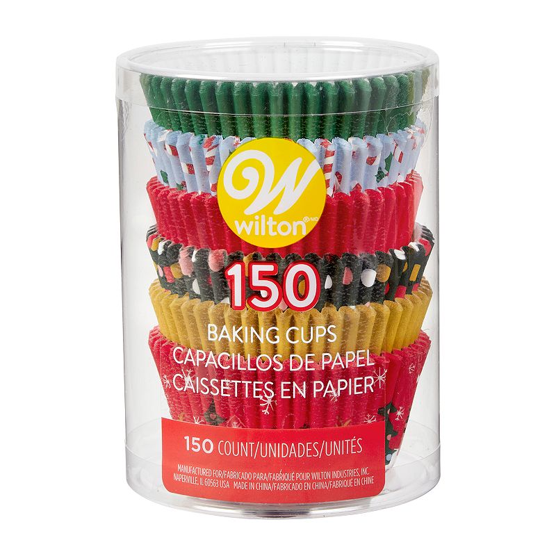 UPC 070896176660 product image for Wilton Holiday Baking Cups - 150-count, Multicolor | upcitemdb.com