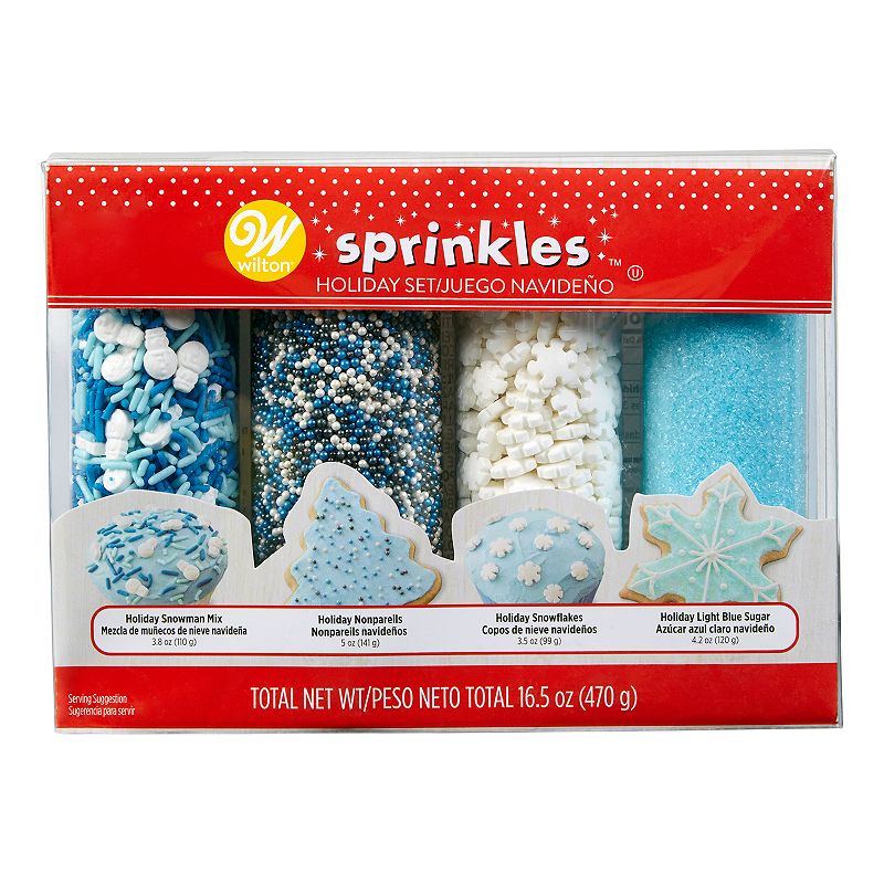 UPC 070896276551 product image for Wilton Mega Merry Holiday Sprinkles 4-pack, Multicolor | upcitemdb.com