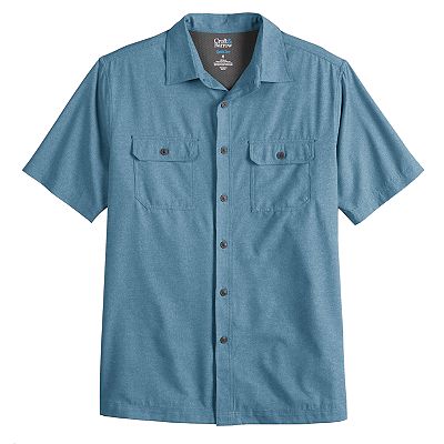 Men s Croft Barrow Quick Dry Classic Fit Button Down Shirt