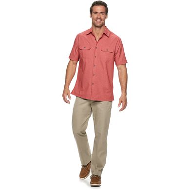 Men's Croft & Barrow® Quick-Dry Classic-Fit Button-Down Shirt