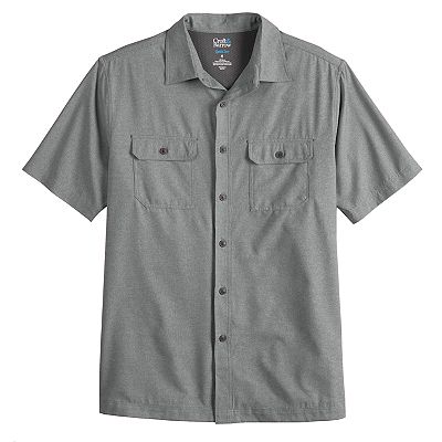 Men's Croft Barrow® Quick-Dry Classic-Fit Button-Down Shirt