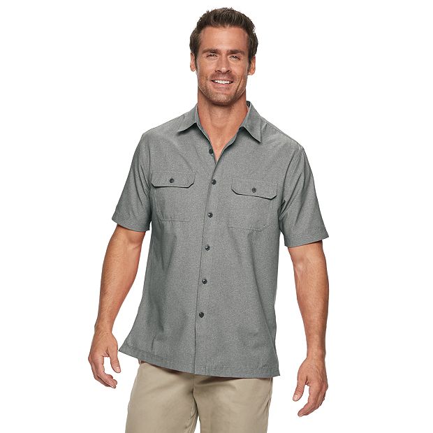 Kohls men's short 2025 sleeve dress shirts