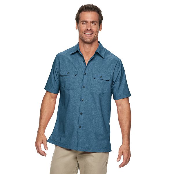 Men's Croft & Barrow® Quick-Dry Classic-Fit Button-Down Shirt