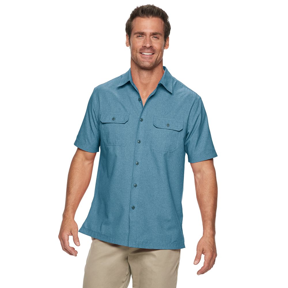 men's croft & barrow classic-fit easy-care button-down collar dress shirt Croft & Barrow Classic-Fit Easy-Care Shirt Button-Down Collar Long Sleeves  NWT