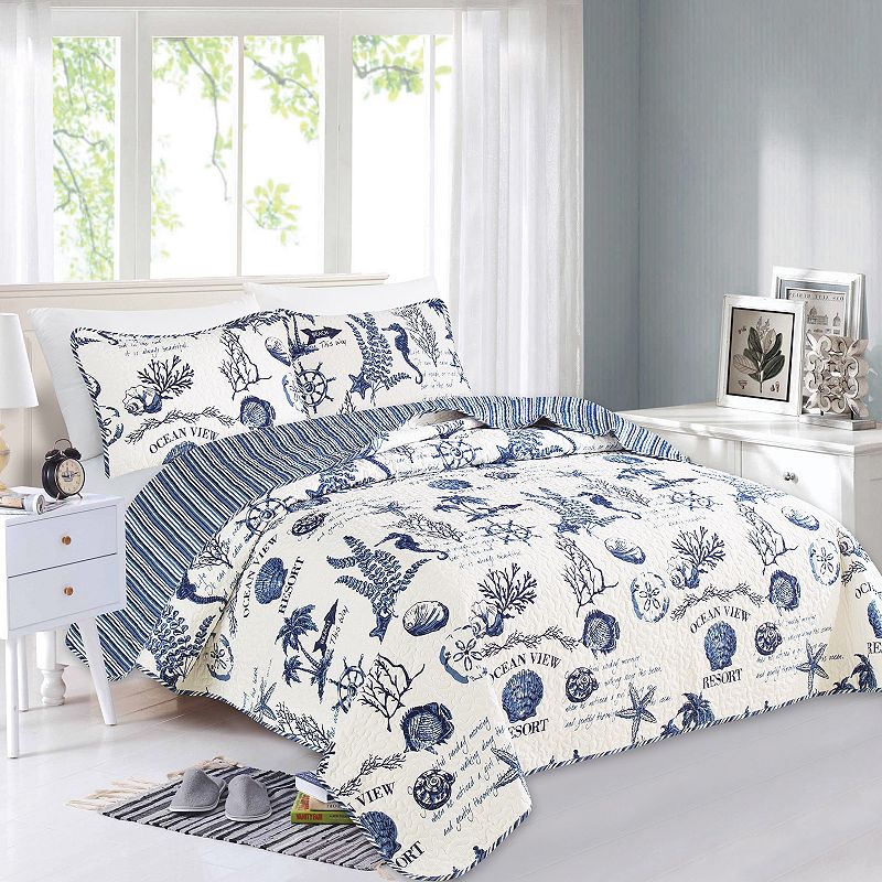 18360819 Home Fashion Designs Catalina Collection Quilt Set sku 18360819