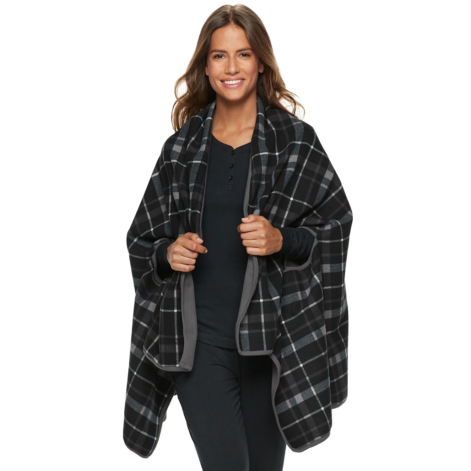 plus size cuddl duds blanket wrap