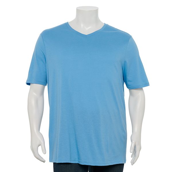 Big & Tall Sonoma Goods For Life® Supersoft Solid V-Neck Tee