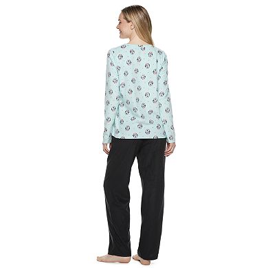 Women's Sonoma Goods For Life® Fleece Sleep Top & Pants Pajama Set
