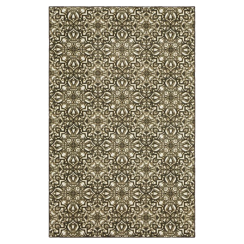 Mohawk Home Prismatic Amstel Contemporary Rug, Brown, 5X8 Ft