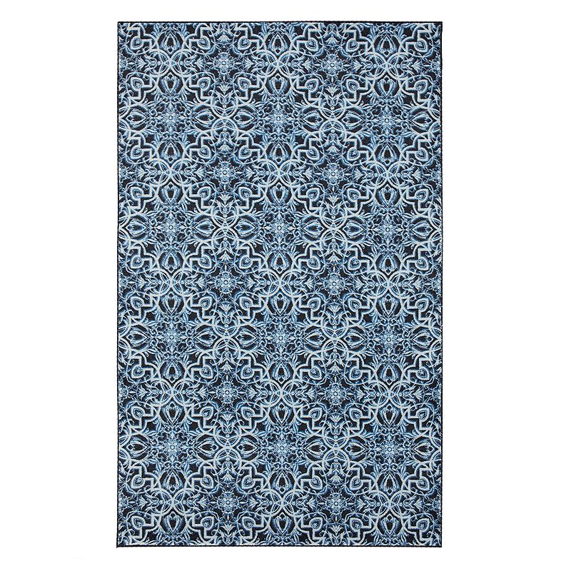 Mohawk Home Prismatic Amstel Contemporary Rug, Blue, 8X10 Ft
