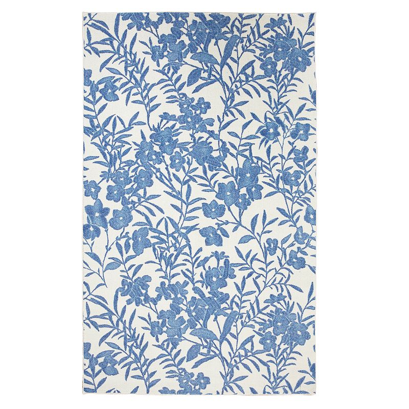 Mohawk Home Prismatic Floral Rug, Blue, 8X10 Ft