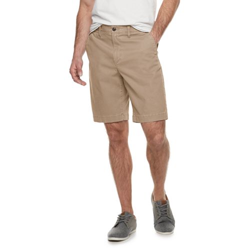 Men's SONOMA Goods for Life™ Stretch 10.5-inch Twill Flat-Front Shorts