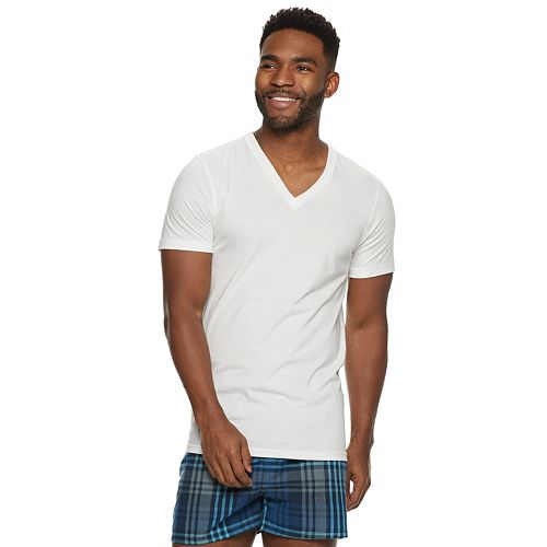 van heusen v neck t shirt