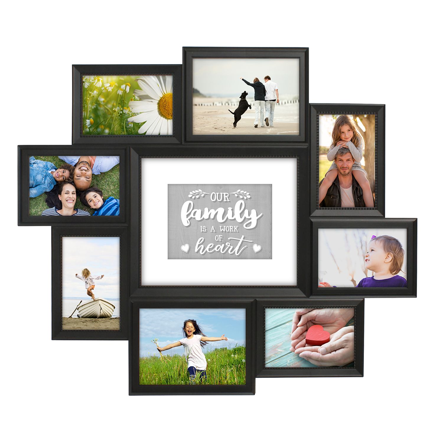 9 picture photo frame