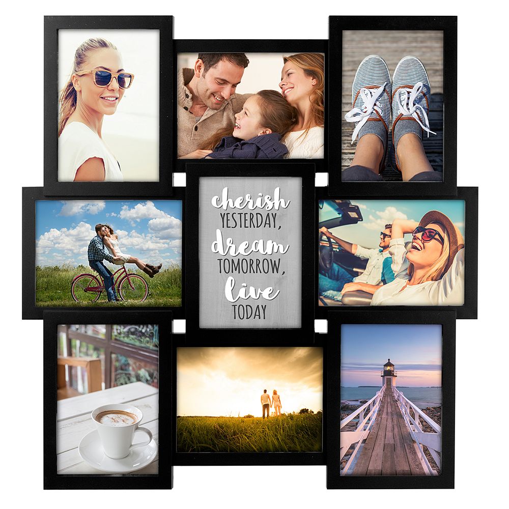 MALDEN 9-opening Black Collage Frame