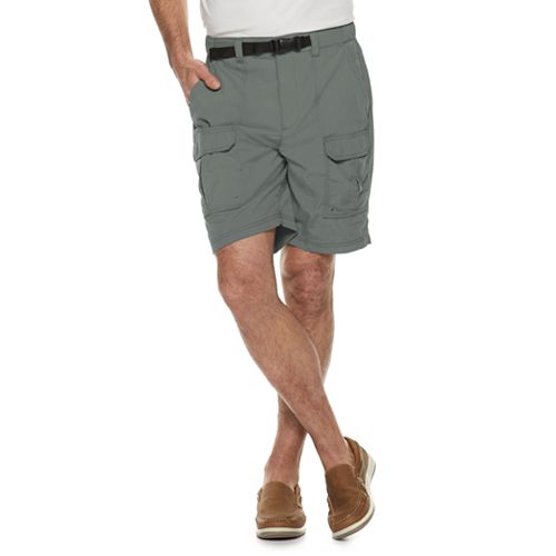Men's Croft & Barrow® ClassicFit Outdoor Belted Ripstop Cargo Shorts