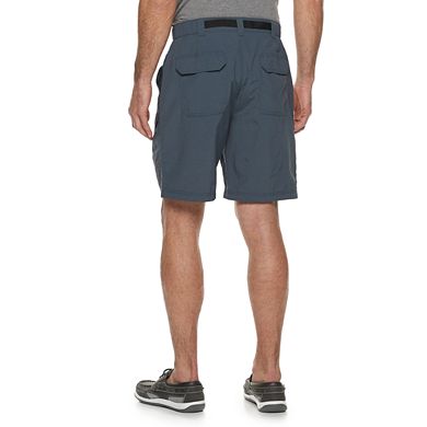 Men's Croft & Barrow® Classic-Fit Outdoor Belted Ripstop Cargo Shorts