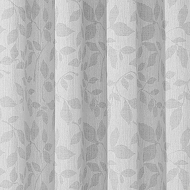 Sonoma Goods For Life® 2-pack Jacquard Woven Leaf Blackout Curtain