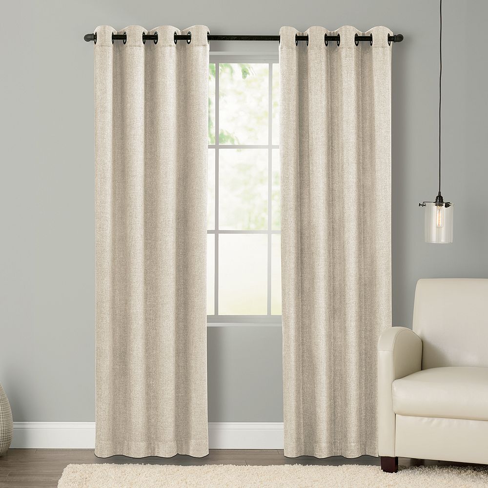 Sonoma Goods For Life® 2-pack Dynasty Blackout Curtain - Natural, 50X63