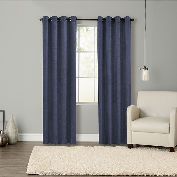 Sonoma Goods For Life® 2-pack Dynasty Blackout Curtain - Navy (50X108)