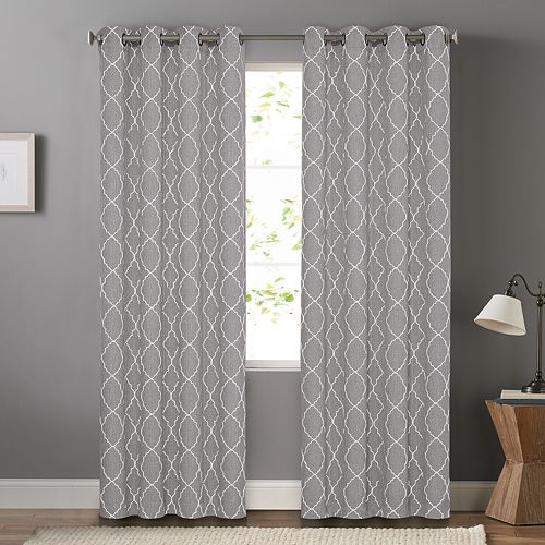 SONOMA Goods for Life® 2-pack Embroidered Dynasty Blackout Window Curtain