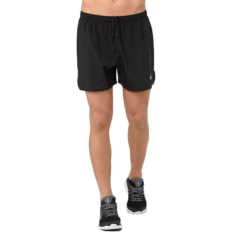 UPC 191497366455 product image for Men's ASICS 5-inch Stretch Woven Shorts, Size: Small, Black | upcitemdb.com