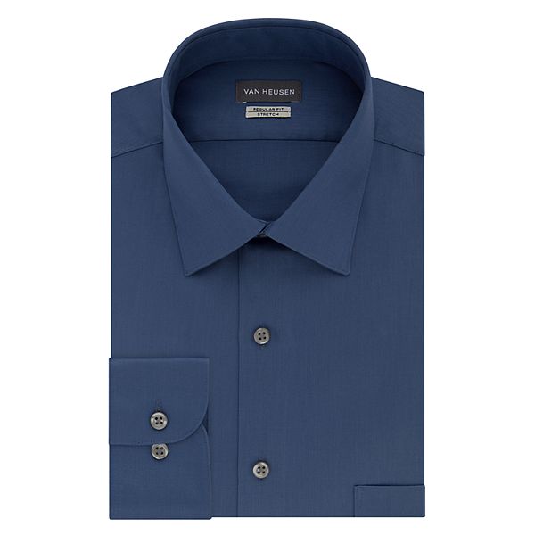 Men's Van Heusen Slim-Fit Lux Sateen Spread-Collar Dress Shirt