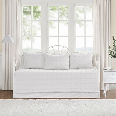 Madison Park Maize Cotton Jacquard Daybed Cover Set