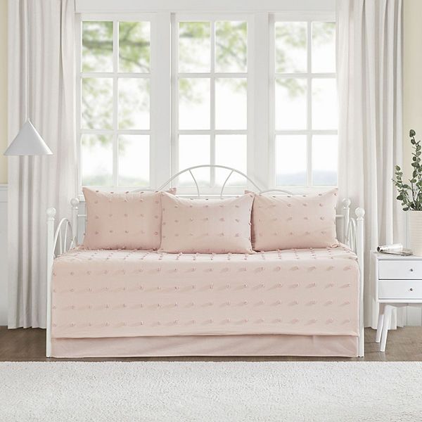 Madison Park Maize Cotton Jacquard Daybed Cover Set
