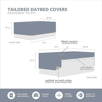 Intelligent Design Khloe Metallic Print 6-piece Daybed Cover Set