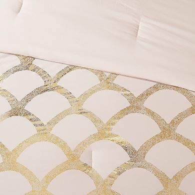Intelligent Design Kaylee Metallic Comforter Set with Sheets