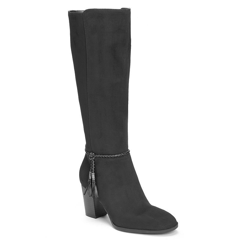 UPC 825073545872 product image for A2 by Aerosoles Stone Wall Women's High Heel Knee High Boots, Size: 11, Black | upcitemdb.com
