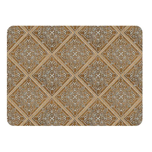 Geometric Medallion Neoprene Kitchen Mat 22" x 31"
