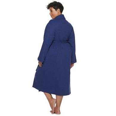 Plus Size Croft & Barrow® Shawl-Collar Waffle Robe