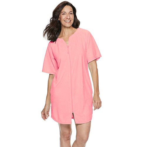 Women's Croft & Barrow® Embossed French Terry Robe