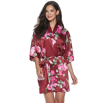 Women s Apt. 9 Satin Wrap Robe