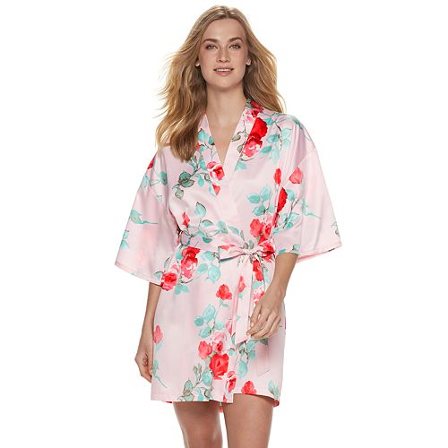 apt 9 satin wrap robe
