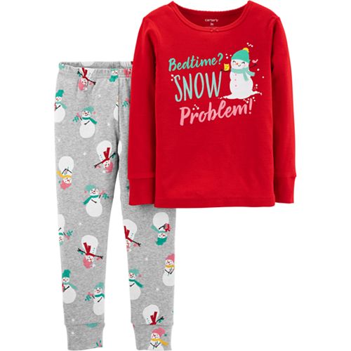 Toddler Girl Carter's Christmas Tops & Bottoms Pajama Set