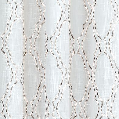 Sonoma Goods For Life™ Monticito 2-pack Embroidered Window Curtains