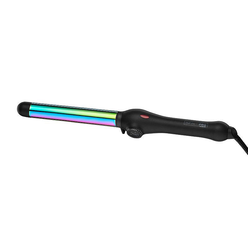 InfinitiPro by Conair 1-in. Rainbow Titanium Clipless Curling Wand