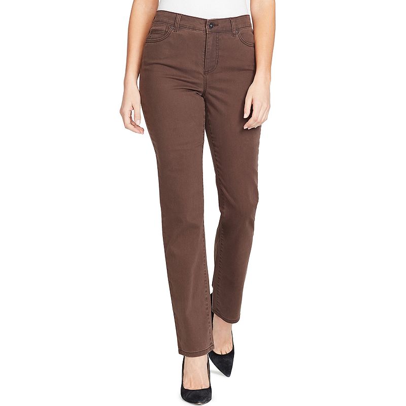 UPC 008864557432 product image for Women's Bandolino Mandie Classic MidRise Straight-Leg Jeans, Size: 12 Avg/Reg, B | upcitemdb.com