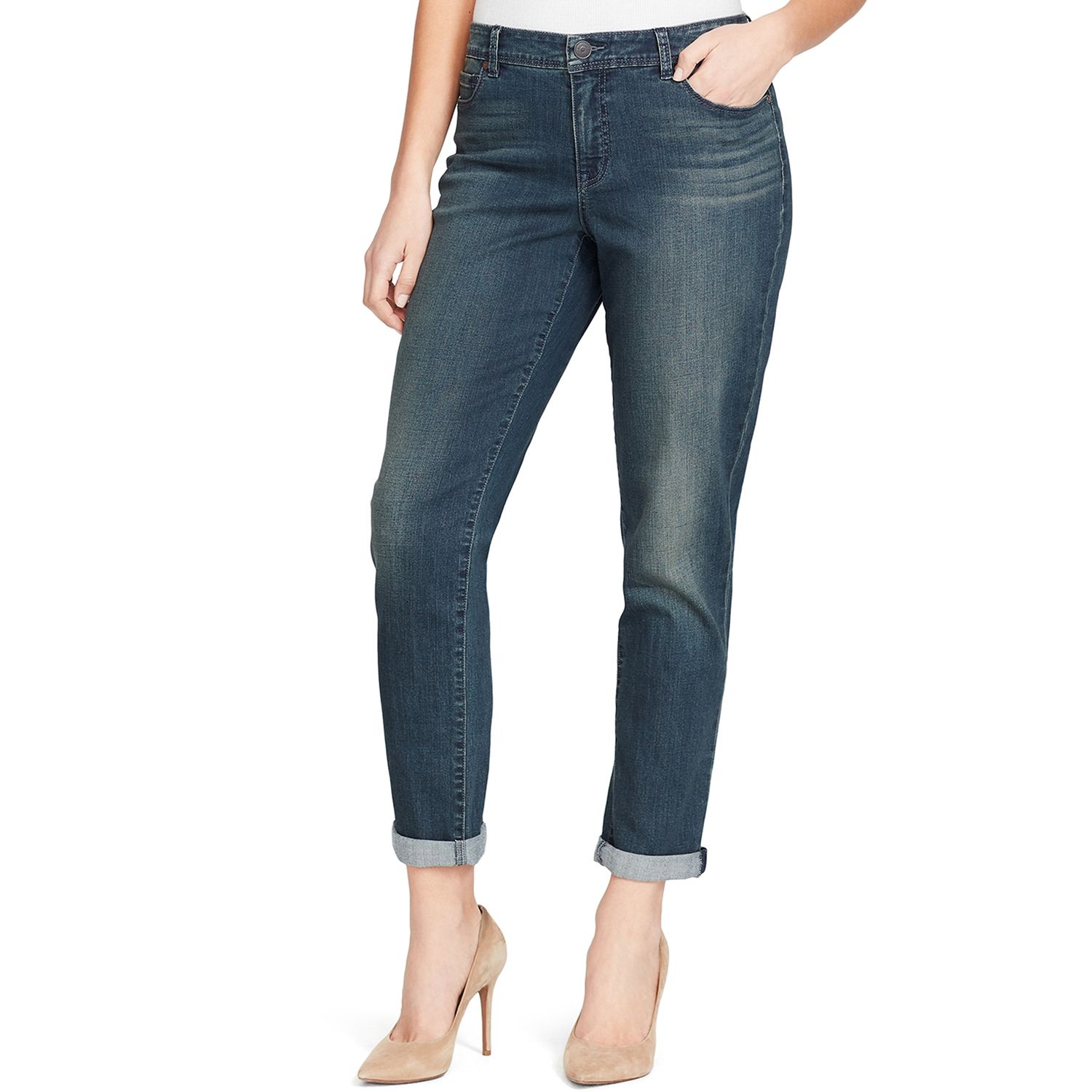 bandolino karyn slim boyfriend jeans